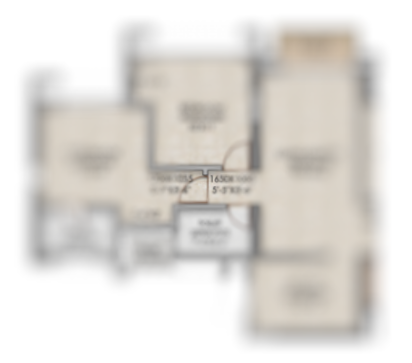 Arkade Dahisar East 2BHK Plan